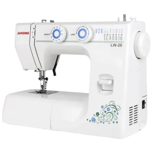Mașină de cusut Janome LW-20 Electromecanică/ White photo 3