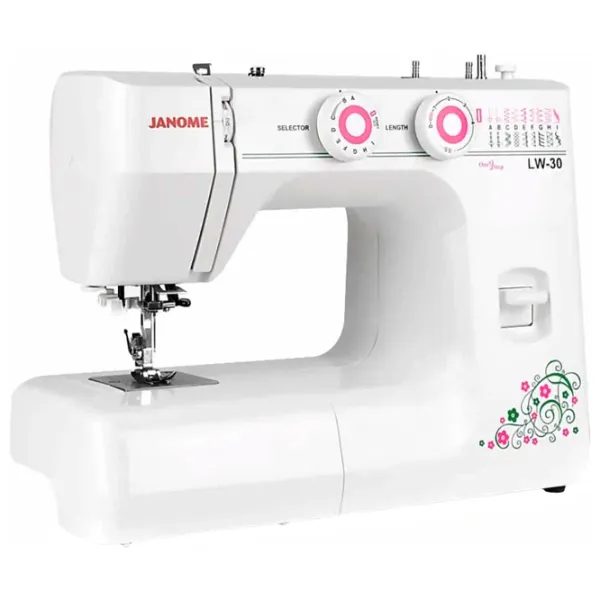 Mașină de cusut Janome LW-30 Electromecanică/ White photo 2