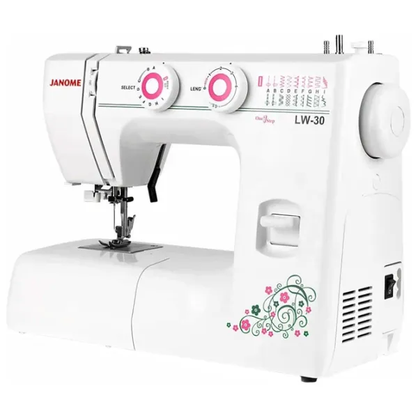 Mașină de cusut Janome LW-30 Electromecanică/ White photo 3