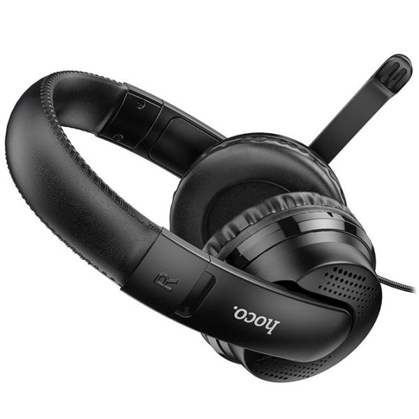 Căști Hoco W103 Magic Tour Black Cu fir/ Gaming photo 2