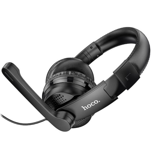 Căști Hoco W103 Magic Tour Black Cu fir/ Gaming photo 3