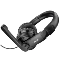 Căști Hoco W103 Magic Tour Black Cu fir/ Gaming photo 3