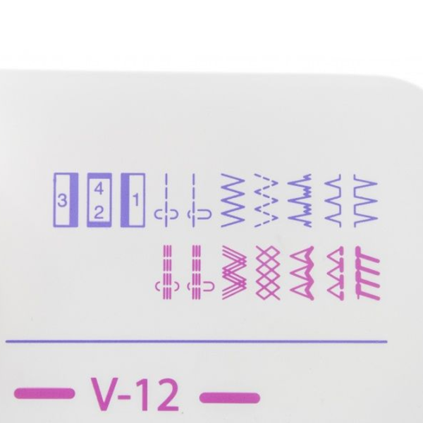 Mașină de cusut Janome Escape V-12 Electromecanică/ White photo 4