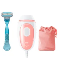 Epilator Braun PL1014 Silk-expert Mini Uscată/ White Pink photo 2