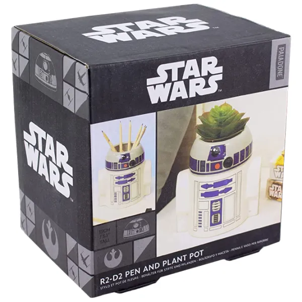 Фигурка с подставкой для цветов Paladone Star Wars R2D2 Белый photo 5