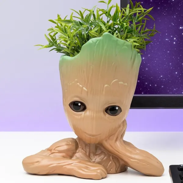 Figurină cu suport pentru flori Paladone Marvel Groot Brown photo 3