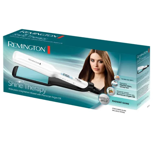 Placă de îndreptat părul Remington S8550 Blue White photo 3