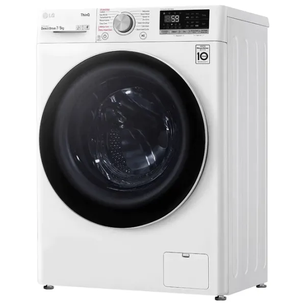 Mașină de spălat cu uscător LG F2DV5S7S0E 7 kg / 1200 rpm / White photo 2