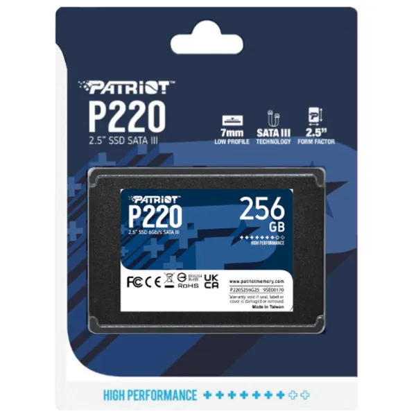 SSD Patriot P220 256 ГБ 2.5'' photo 4