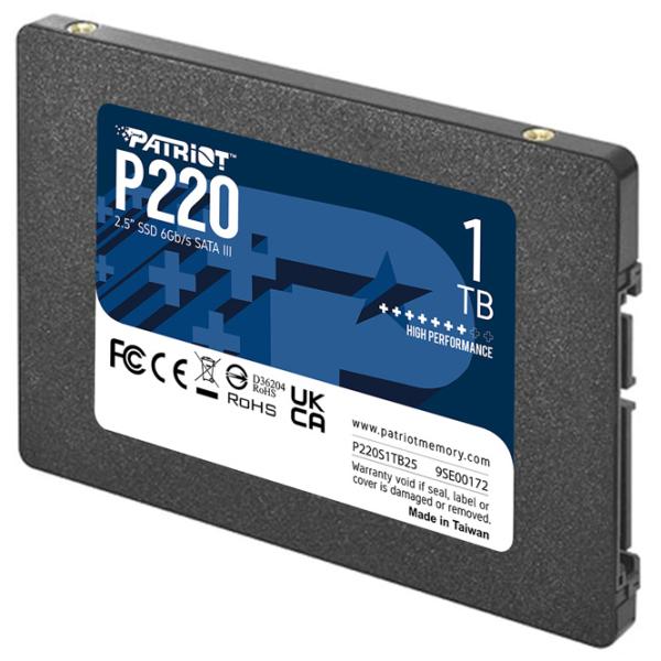 SSD Patriot P220 1 ТБ 2.5'' photo 2