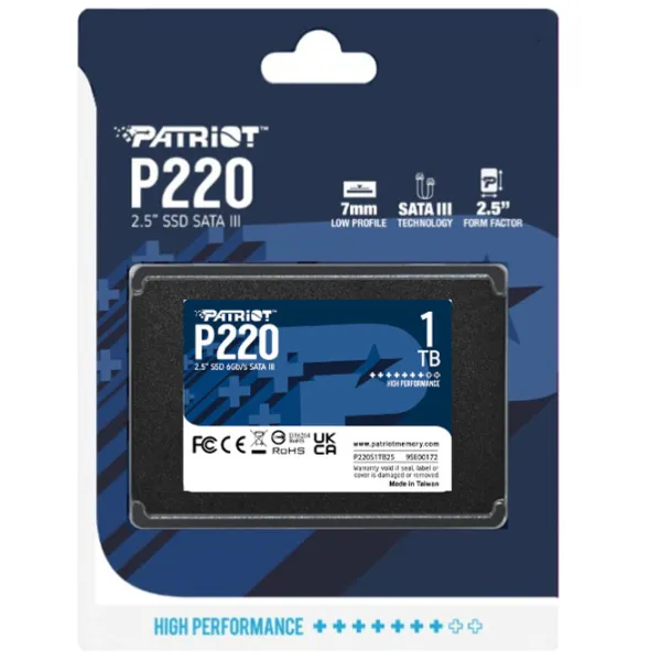 SSD Patriot P220 1 ТБ 2.5'' photo 4
