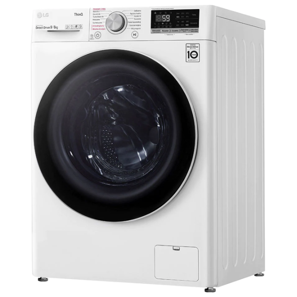 Mașină de spălat cu uscător LG F4DV509S0E 9 kg / 1400 rpm / White photo 3