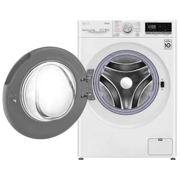 Mașină de spălat cu uscător LG F4DV509S0E 9 kg / 1400 rpm / White photo 6