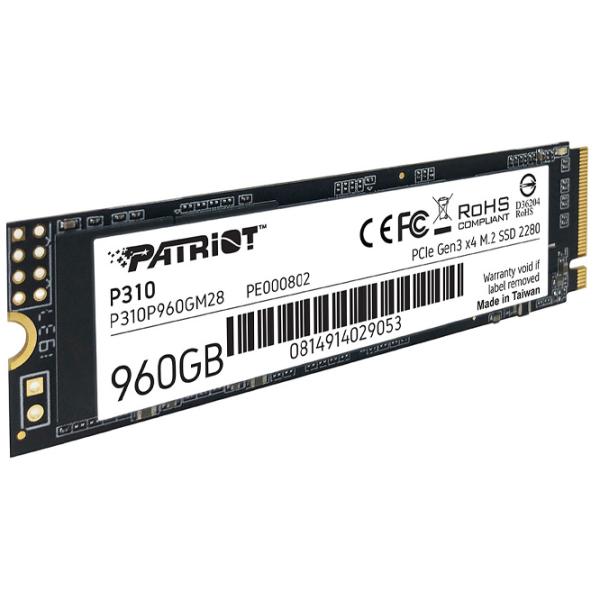 SSD Patriot P310 960 GB M.2 NVMe photo 3