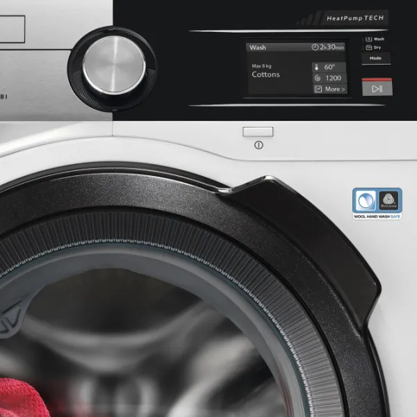 Mașină de spălat cu uscător AEG L9WBAN61BC 10 kg / 1600 rpm / White photo 2