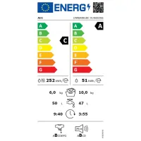 Mașină de spălat cu uscător AEG L9WBAN61BC 10 kg / 1600 rpm / White photo 5