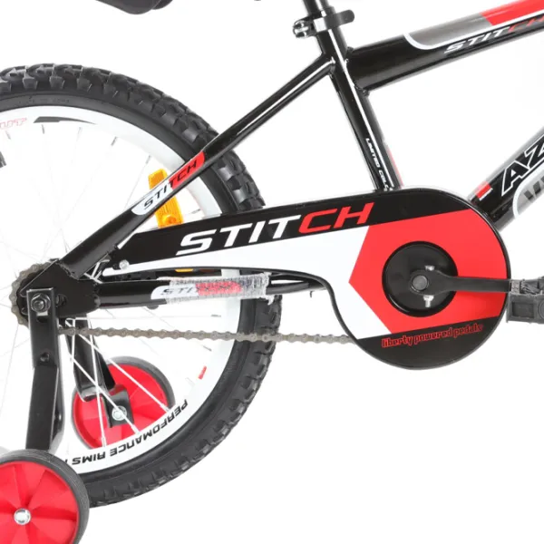 Bicicletă Azimut Stitch 18" 18" Oțel/ Red White photo 5 Bicicletă Azimut Stitch 18" 18" Oțel/ Red White photo 5