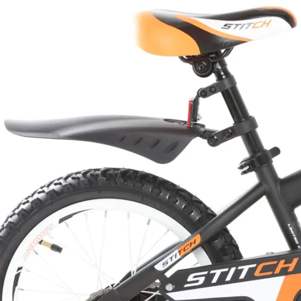 Bicicletă Azimut Stitch 16" 16" Oțel/ Orange Black photo 3 Bicicletă Azimut Stitch 16" 16" Oțel/ Orange Black photo 3