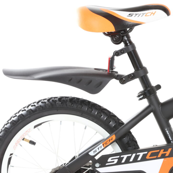Bicicletă Azimut Stitch 16" 16" Oțel/ Orange Black photo 3 Bicicletă Azimut Stitch 16" 16" Oțel/ Orange Black photo 3