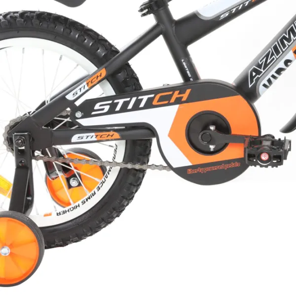 Bicicletă Azimut Stitch 16" 16" Oțel/ Orange Black photo 6 Bicicletă Azimut Stitch 16" 16" Oțel/ Orange Black photo 6
