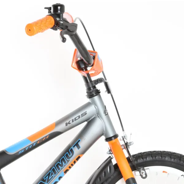 Bicicletă Azimut Stitch 16" 16" Oțel/ Orange Blue photo 3 Bicicletă Azimut Stitch 16" 16" Oțel/ Orange Blue photo 3