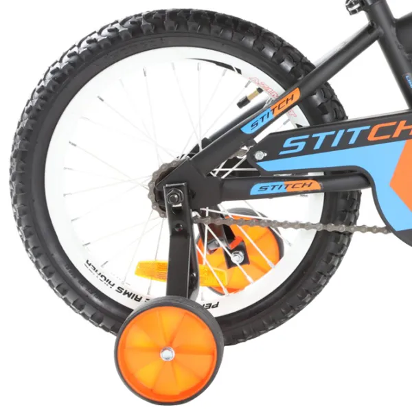 Bicicletă Azimut Stitch 16" 16" Oțel/ Orange Blue photo 4 Bicicletă Azimut Stitch 16" 16" Oțel/ Orange Blue photo 4