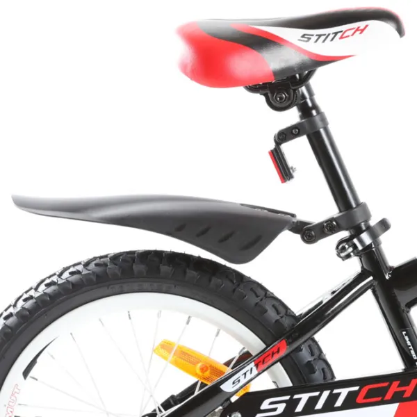 Bicicletă Azimut Stitch 16" 16" Oțel/ Red White photo 2 Bicicletă Azimut Stitch 16" 16" Oțel/ Red White photo 2