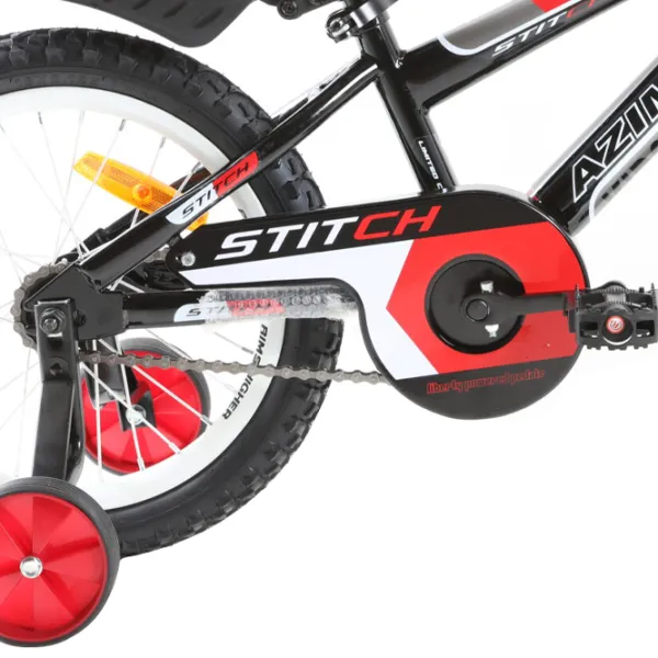 Bicicletă Azimut Stitch 16" 16" Oțel/ Red White photo 5 Bicicletă Azimut Stitch 16" 16" Oțel/ Red White photo 5