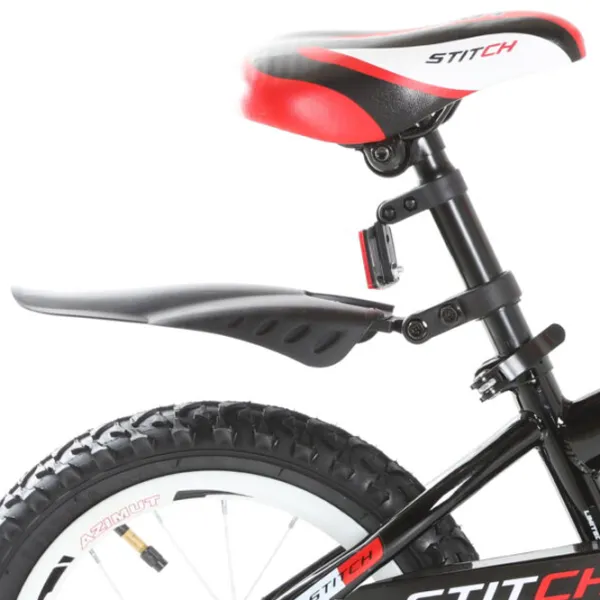Bicicletă Azimut Stitch 14" 14" Oțel/ Red White photo 3 Bicicletă Azimut Stitch 14" 14" Oțel/ Red White photo 3