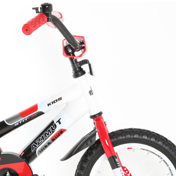 Bicicletă Azimut Stitch 14" 14" Oțel/ Red White photo 4 Bicicletă Azimut Stitch 14" 14" Oțel/ Red White photo 4