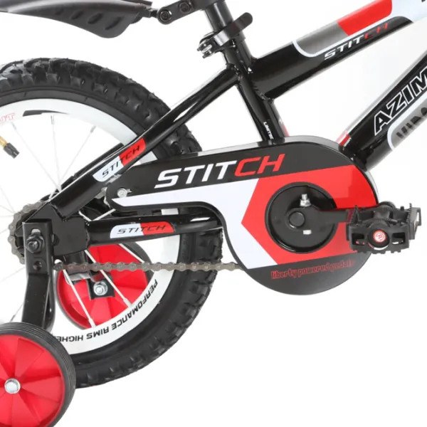 Bicicletă Azimut Stitch 14" 14" Oțel/ Red White photo 5 Bicicletă Azimut Stitch 14" 14" Oțel/ Red White photo 5
