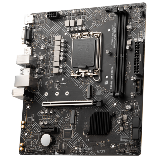 Материнская плата MSI PRO H610M-G mATX/ Intel H610 photo 3 Материнская плата MSI PRO H610M-G mATX/ Intel H610 photo 3