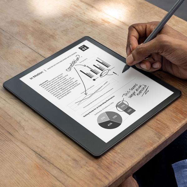 Электронная книга Kindle Scribe 2022 with Premium Pen Tungsten 10.2"/ 16 ГБ/ Черный photo 2
