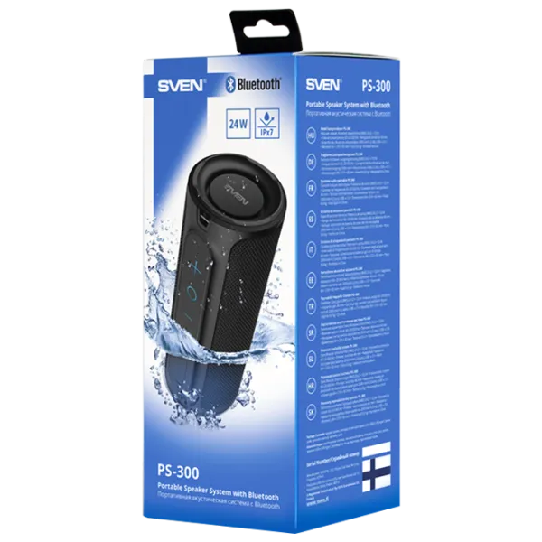 Boxă portabilă Sven PS-300 24 W/ Black photo 6 Boxă portabilă Sven PS-300 24 W/ Black photo 6