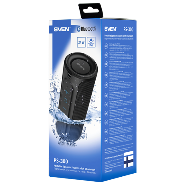 Boxă portabilă Sven PS-300 24 W/ Black photo 6 Boxă portabilă Sven PS-300 24 W/ Black photo 6