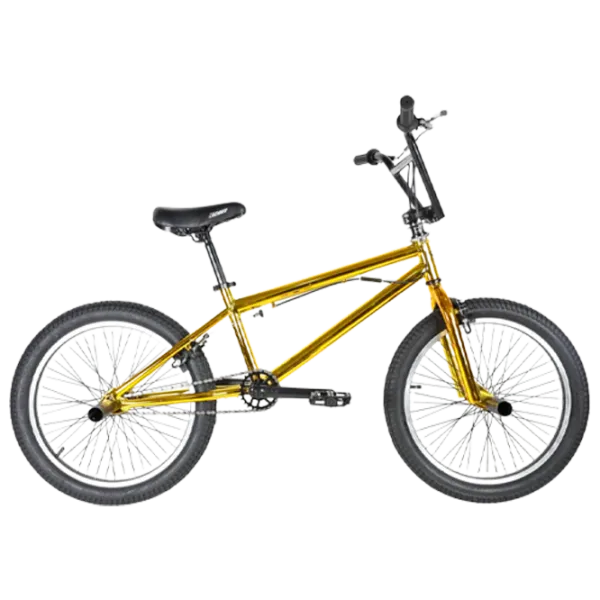 Велосипед Crosser BMX 20" Алюминий/ Золотой Черный photo 2