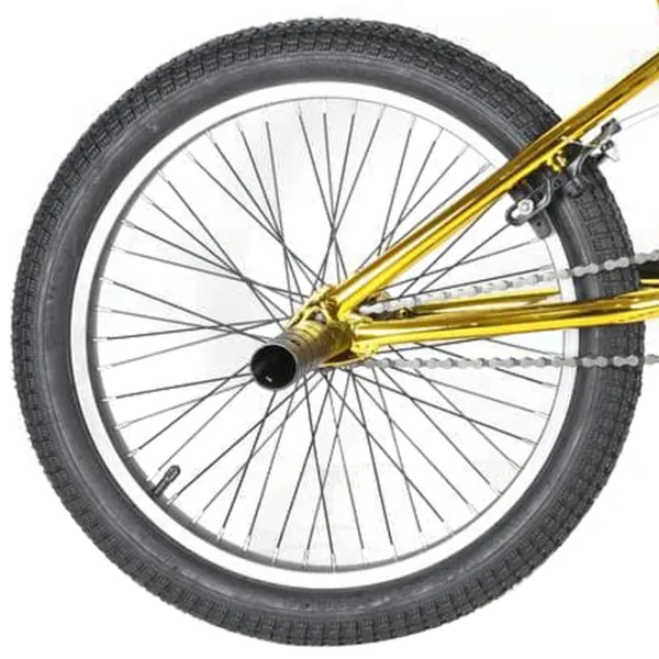 Велосипед Crosser BMX 20" Алюминий/ Золотой Черный photo 5