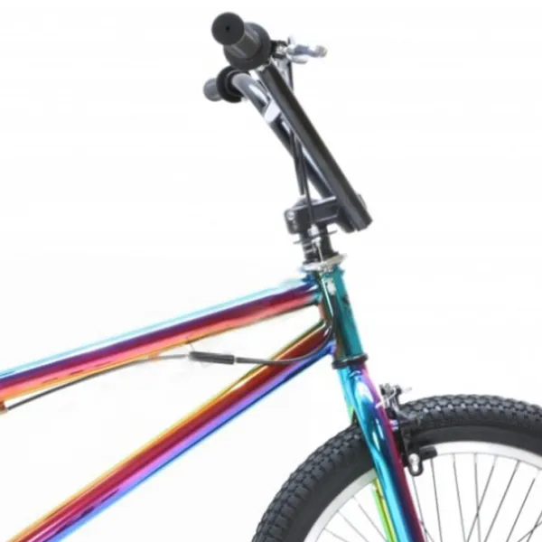 Bicicletă Crosser BMX 20" Aluminiu/ Rainbow Black photo 2 Bicicletă Crosser BMX 20" Aluminiu/ Rainbow Black photo 2