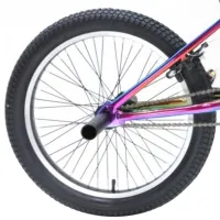 Bicicletă Crosser BMX 20" Aluminiu/ Rainbow Black photo 4