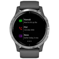 Умные часы Garmin Vivoactive 4 1.3"/ 010-02174-03/ Серебристый Серебристый photo 2