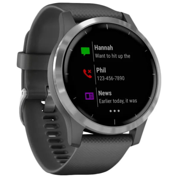 Умные часы Garmin Vivoactive 4 1.3"/ 010-02174-03/ Серебристый Серебристый photo 6