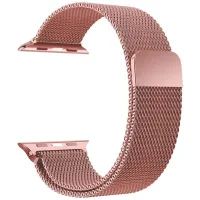 Ремешок Apple Watch WA03 Simple beauty series Металл/
42 / 44 / 45 / 49 мм / Роза Золотой photo 2