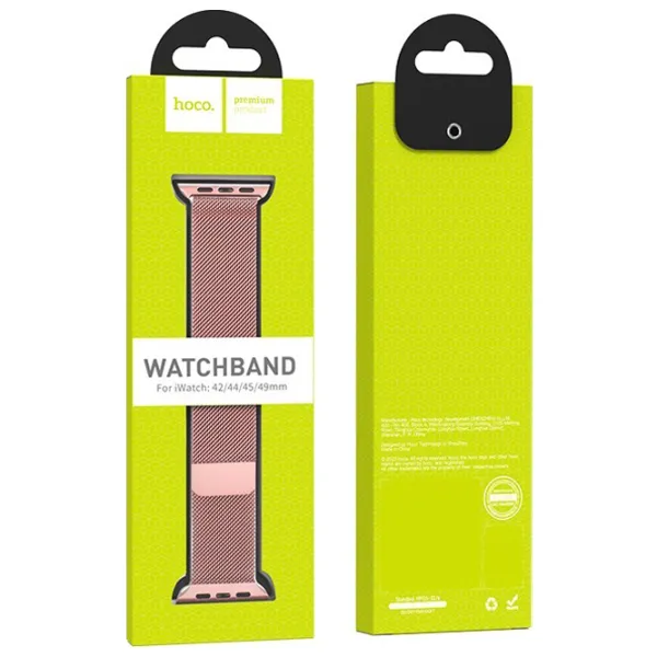 Ремешок Apple Watch WA03 Simple beauty series Металл/
42 / 44 / 45 / 49 мм / Роза Золотой photo 6 Ремешок Apple Watch WA03 Simple beauty series Металл/
42 / 44 / 45 / 49 мм / Роза Золотой photo 6
