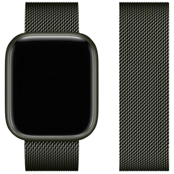 Ремешок Apple Watch WA03 Simple beauty series Металл/
38, 40, 41 мм / Зеленый  photo 2
