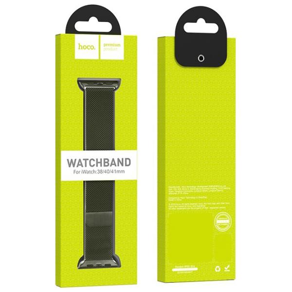 Ремешок Apple Watch WA03 Simple beauty series Металл/
38, 40, 41 мм / Зеленый  photo 4