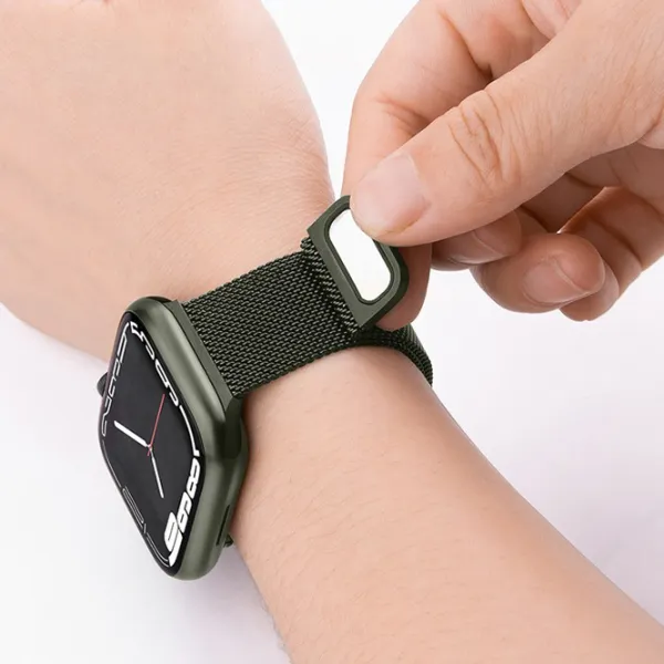 Ремешок Apple Watch WA03 Simple beauty series Металл/
38, 40, 41 мм / Зеленый  photo 5