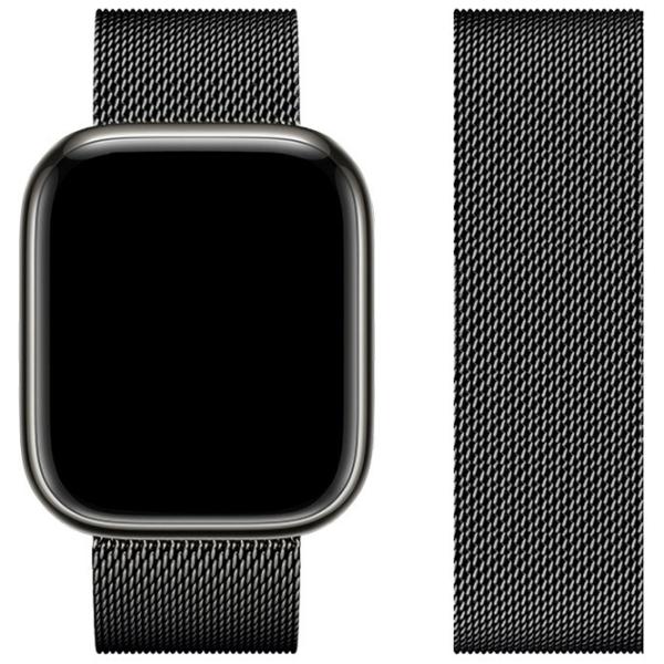 Curelușă Apple Watch WA03 Simple beauty series Metal/
38, 40, 41 mm / Black  photo 2 Curelușă Apple Watch WA03 Simple beauty series Metal/
38, 40, 41 mm / Black  photo 2