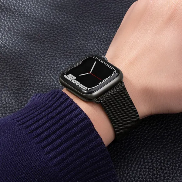 Curelușă Apple Watch WA03 Simple beauty series Metal/
38, 40, 41 mm / Black  photo 8 Curelușă Apple Watch WA03 Simple beauty series Metal/
38, 40, 41 mm / Black  photo 8