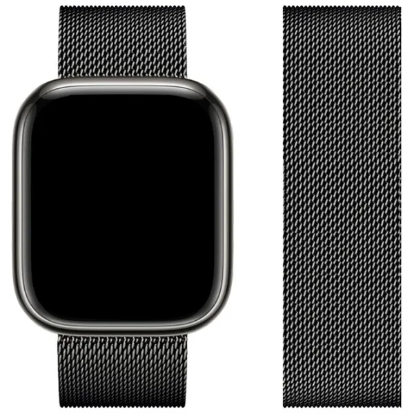 Curelușă Apple Watch WA03 Simple beauty series Metal/
42 / 44 / 45 / 49 mm / Black  photo 2 Curelușă Apple Watch WA03 Simple beauty series Metal/
42 / 44 / 45 / 49 mm / Black  photo 2