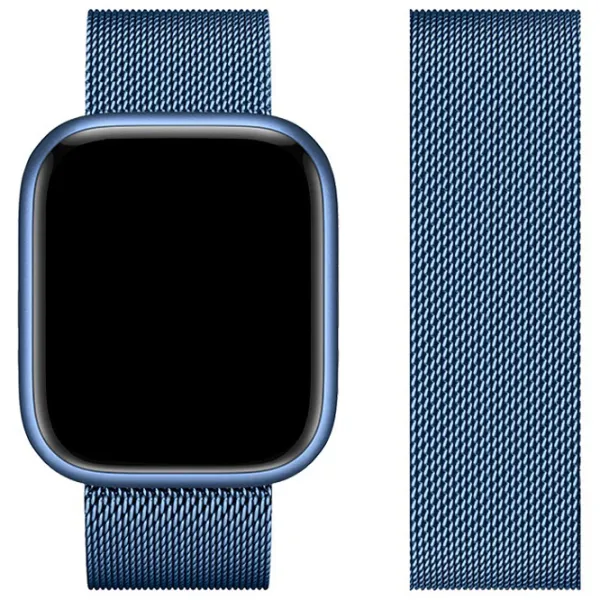 Ремешок Apple Watch WA03 Simple beauty series Металл/
38, 40, 41 мм / Синий  photo 2